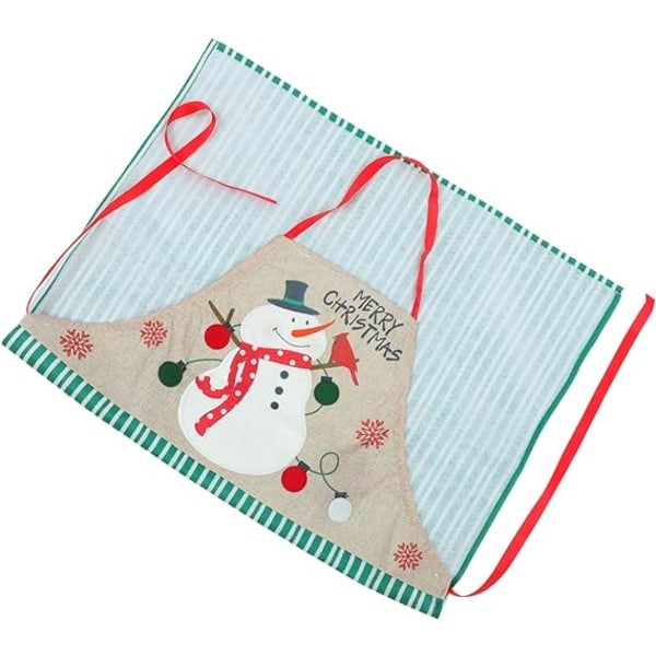 1pc Christmas work apron, cosmetology apron, barista apron, haird