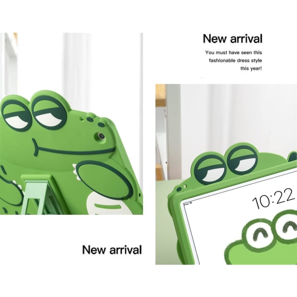 Cartoon silikon barnebeskyttelsesdeksel for iPad 10,2 tommer 9/8/7