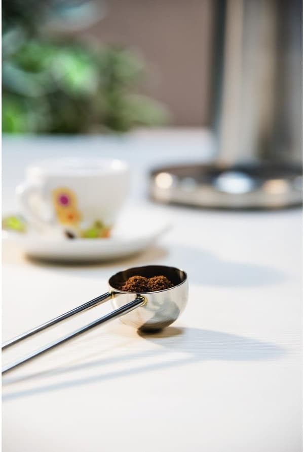Rostfri kaffemätsked (ca 6 g malet kaffe)
