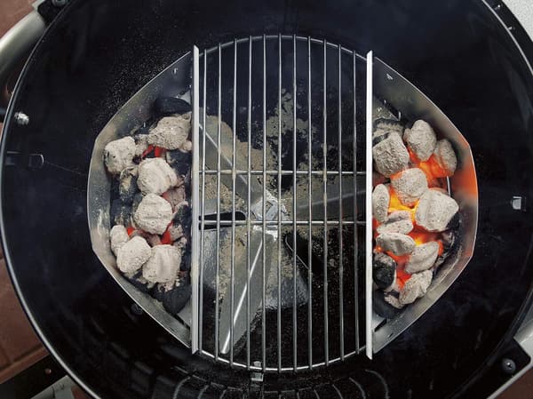 2Char-kurv Grillkulltennerholdere