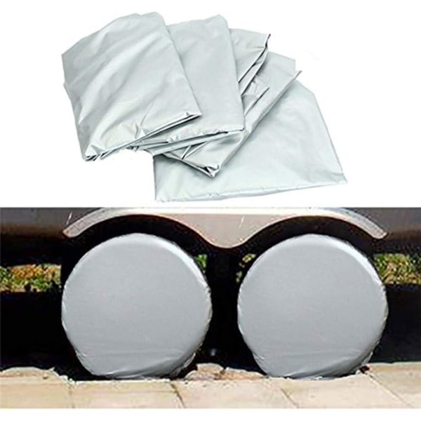 80*80cm Set of 4 Tire Covers for Trailer, Motorhome, Car, Truck,