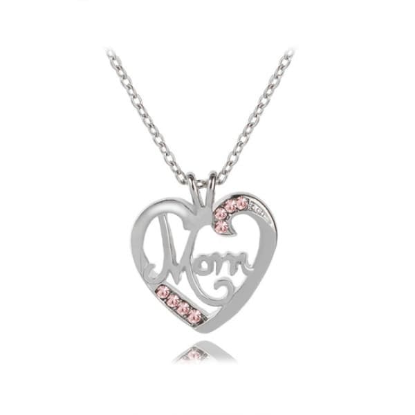 Halsband för mamma Silver Rosa Rosa