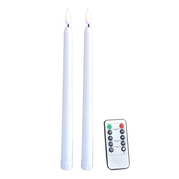 (varmvit ljus) 6-pack LED-ljus, silverbas, nytt 3D-batteri