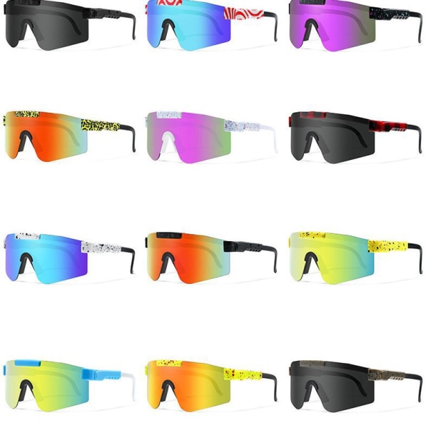 Kvinner Menn Polarized Sports Solbriller Briller for Sykling Løping