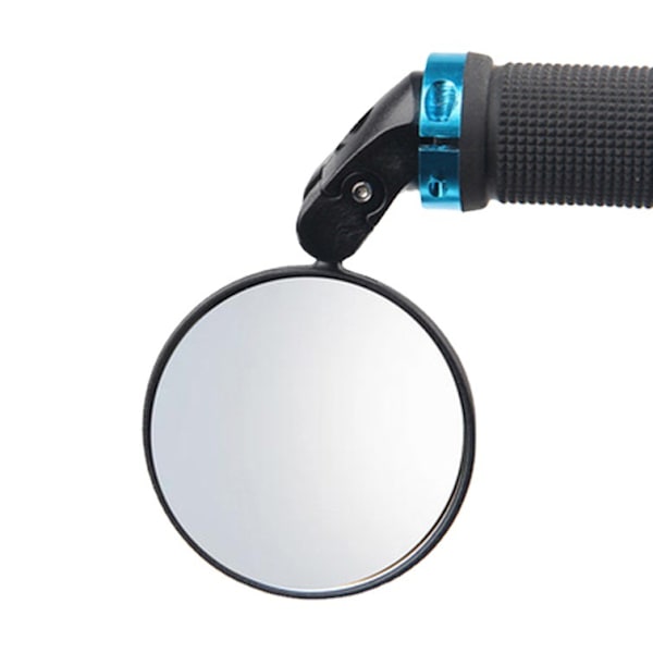 Svarta styrspegeländspeglar, HD-glas konvex lins cykelbackspegel