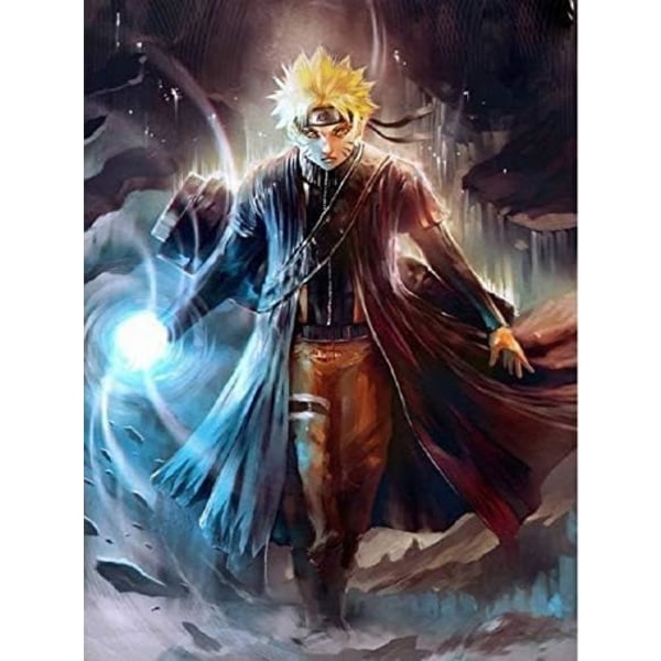 30*40CM 5D Diamantmålningssatser för vuxna, Naruto Diamantmålning