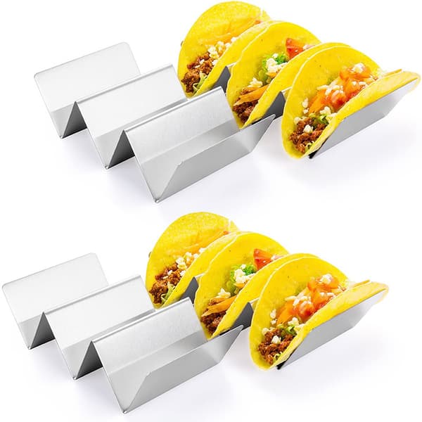 Tacoholder 2-pakning - Taco stativ i rustfritt stål