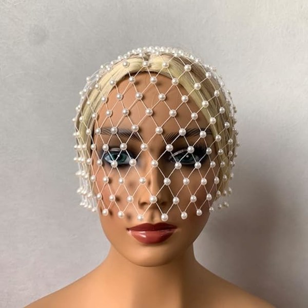 Fuglebur Slør for Bruder Bryllup Hodebånd Netting Bachelorette Pa