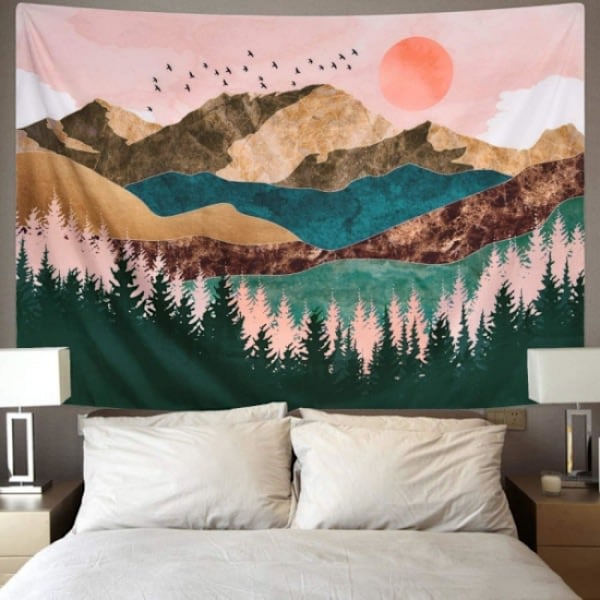 Väggbonader, gobelänger & konstnärlig natur heminredning，150*200CM
