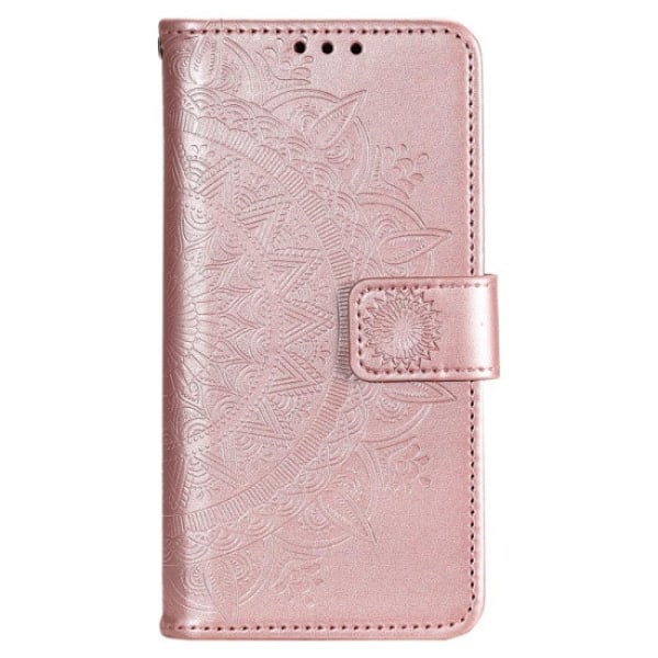 Samsung S22 Mandala Plånboksfodral - Roséguld Roséguld