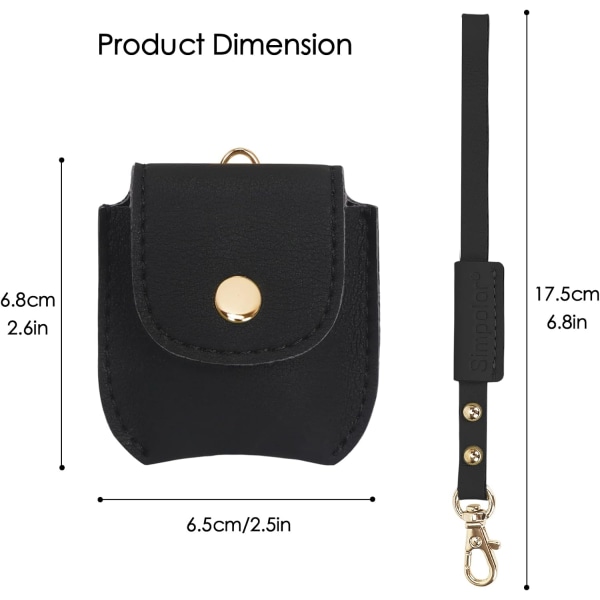 Suunniteltu Airpods Case -kotelolle (3. sukupolvi), Premium PU Leather Ai