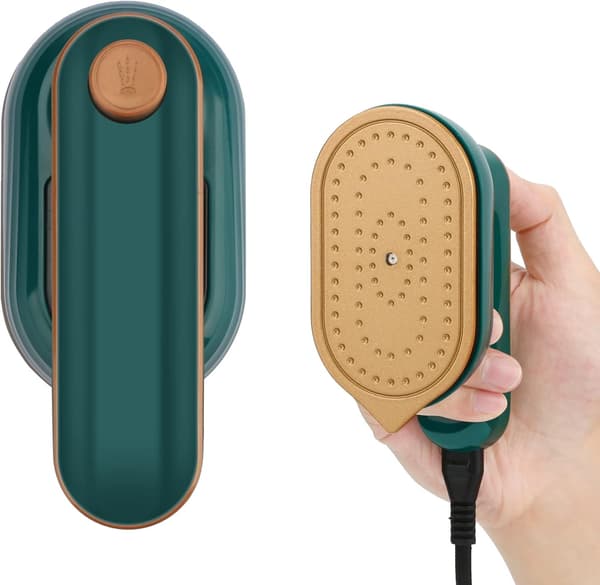 Mini strykjärn för kläder, bärbart handhållet ångstrykjärn - Non-Stick C