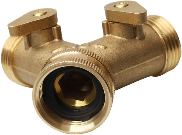 Messingmanifold, 3/4\" Y-splittet kranunion messingmanifold for vask