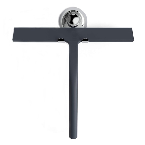 Brusekraber med sugekopholder - 22,8 cm sort - Vindue