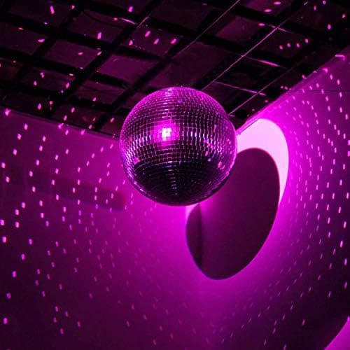 Speil Disco Ball - 8 Tommer (Ca. 20,3 cm) Kul og Morsom Sølv