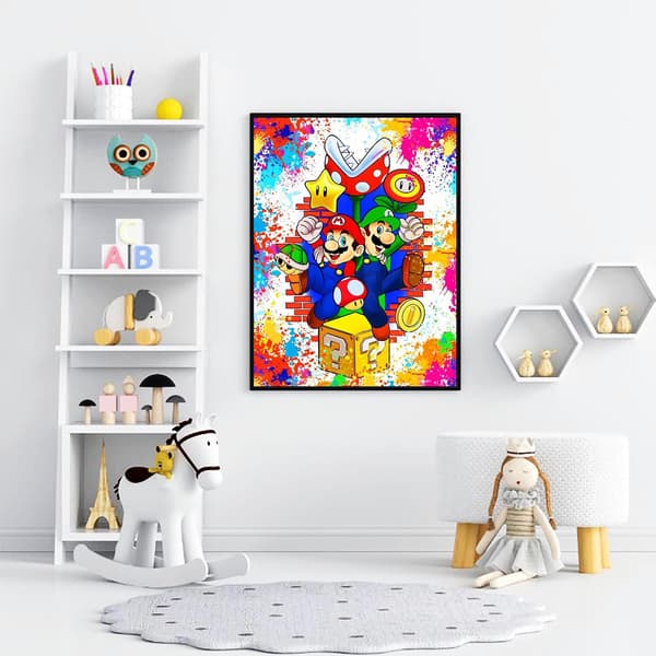 30*40CM Diamantmaleri Kits til Børn DIY 5D Fuld Rhinestone Dia
