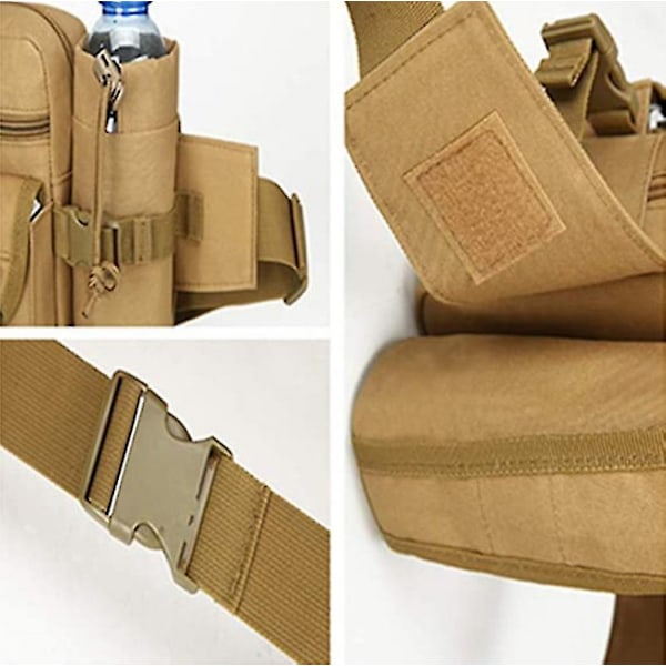 Fanny Pack Taktisk Midjeväska Militär Fanny Packs Armé Midjeväska