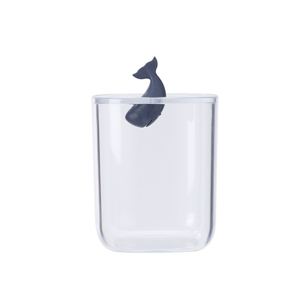 Bomuldsvatpind Dispenser Organizer ABS+AS Plast Bomuldsæske Bomuld