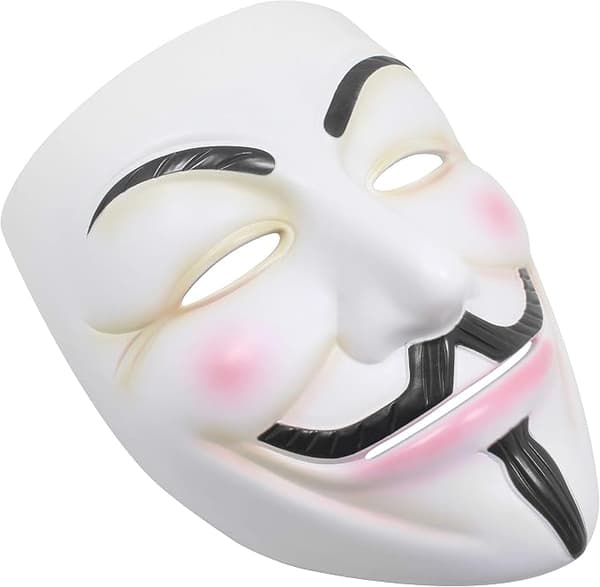 V for Vendetta Hacker Maske Halloween Kostume Cosplay Fest Tilbehør