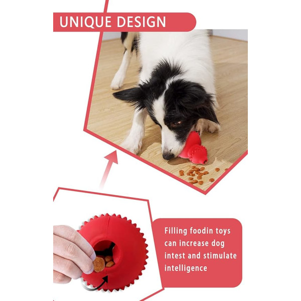 Dog Chew Toy, Durable Natural Rubber, Indestructible Dog Toy for