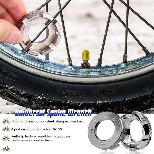 Minicykel eker reparationsverktyg, Ekernyckel, hjulcentrum, unive