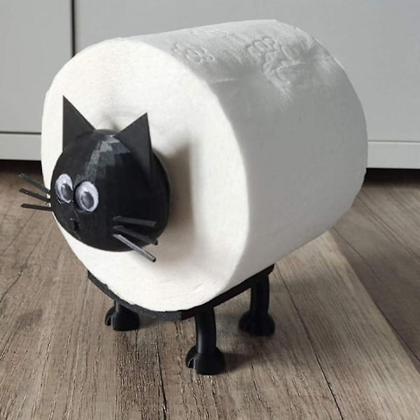 Kitty The Toilet Cat - Toalettpappershållare, Toalettpappershållare F