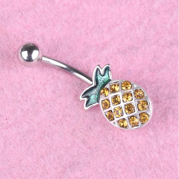 14G kirurginen teräs ananas naparenkaat napapainikkeet napa