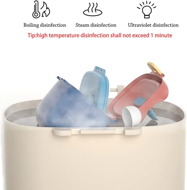 Blå, mælkepulver doseringsboks, mælkepulver dispenser, spædbarnsmælk