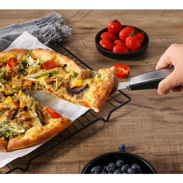 Premium pizzaskärare - livsmedelsklassad pizzaskärare i rostfritt stål Wh