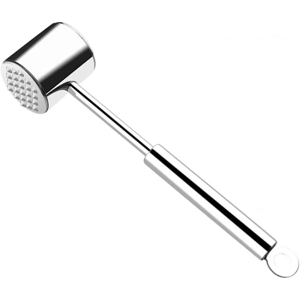 Professionel 304 rustfrit stålkødhammer, dobbeltsidet kødhammer