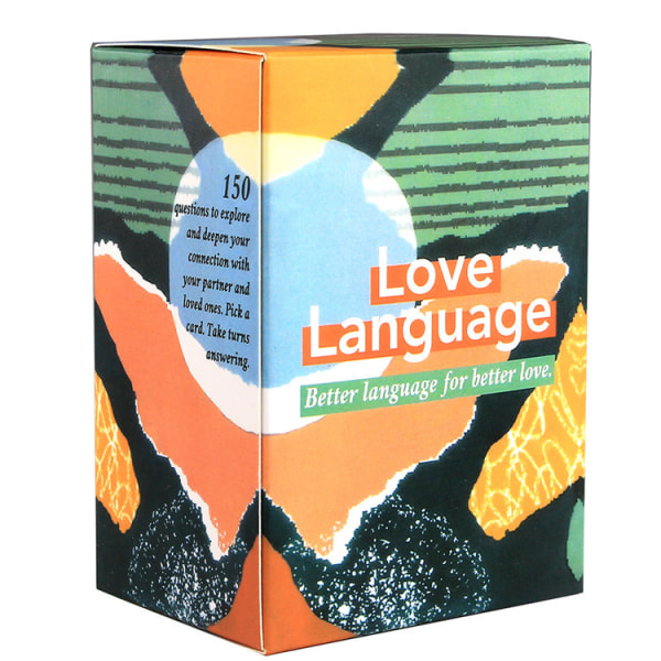 LoveLingual: 150 spørgsmål Kortspil for par Bedre sprog