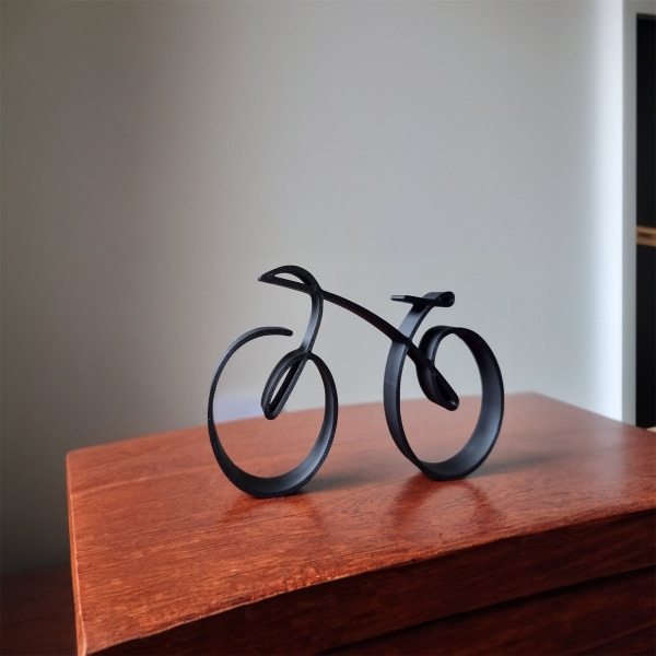 Akryl Minimalistisk Cykelsculptur Cykel Ornament Personlig，10