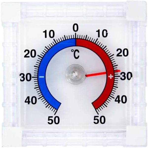Selvklæbende indendørs/udendørs vinduestermometer