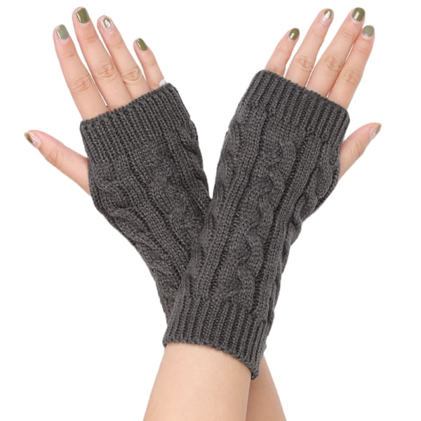 1 par Gants sans doigts Gants demi-doigts, gants d'hiver chauds