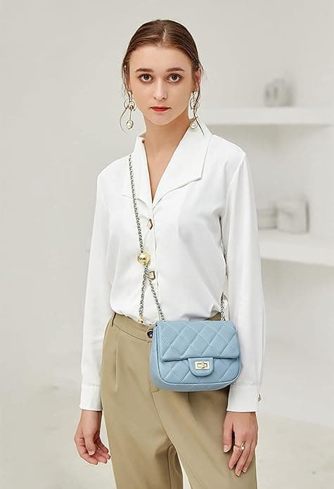 Designer Handväskor Läder Clutch Liten Quiltad Väska Crossbody Ba