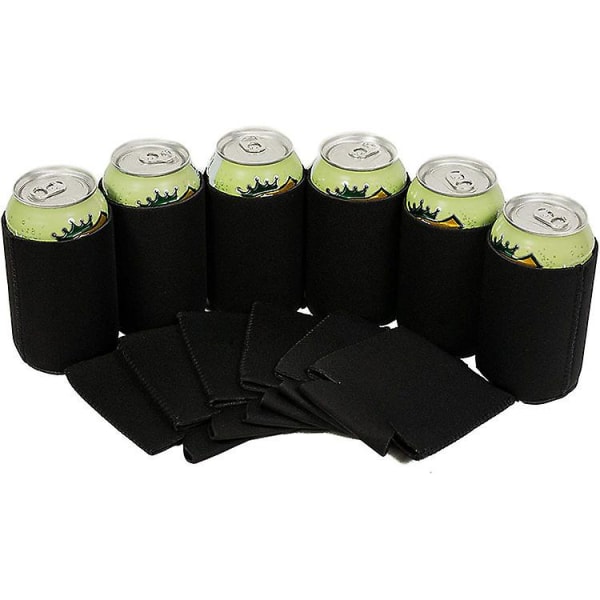 6 Pack Blank Beer Can Coolers Sleeves Neopren Beer Can Cooler Dr