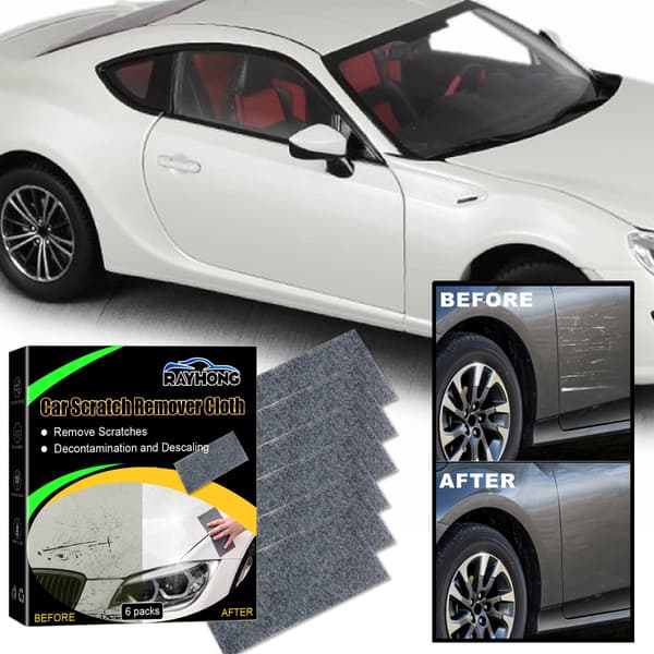 Bilskrabecloth, Nano Shine Cloth Magic Scratch For Car - 6 Pac