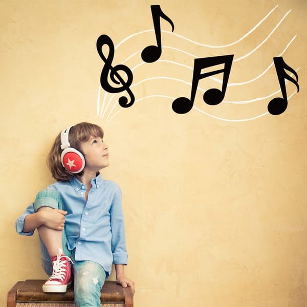 Musiknode Clip Art Musiknode Silhuet Musiknode Konfetter