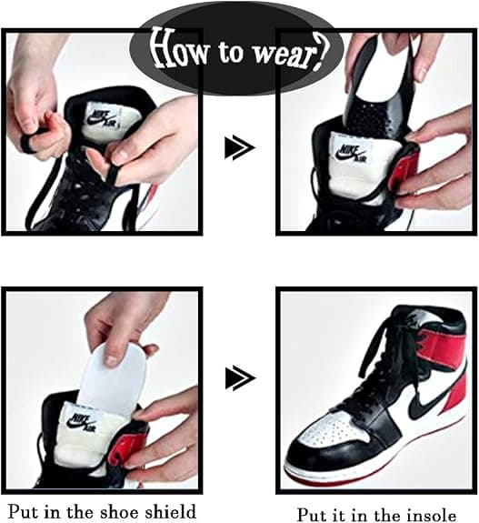 Foldbeskyttere til Air Force-sko, skoskjold til sneakers, fold