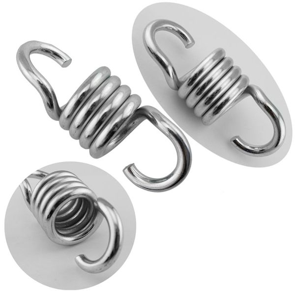 2 kappaletta 8mm riipputuolin jousi, suuri kuorma, ruostumaton ja stro