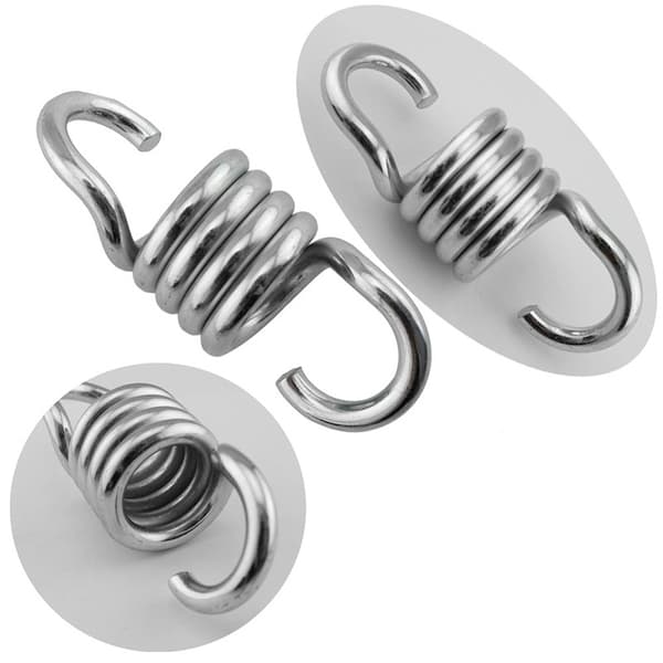 2 st 7mm hängstolsfjäder, hög belastning, rostskyddad och stro