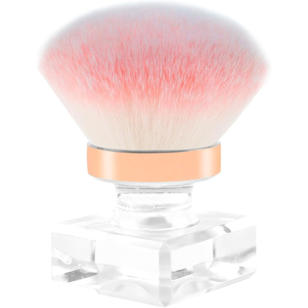 1 stk. (Pink4) Neglebørste til støv, Neglebørste til støv, Manicure Makeup Bru