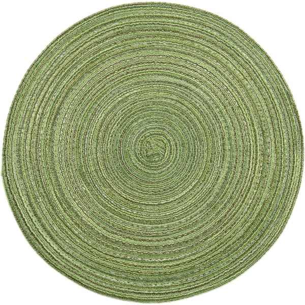 Placemats, Set of 6 värmebeständiga vävda bomullsplacemats för middag