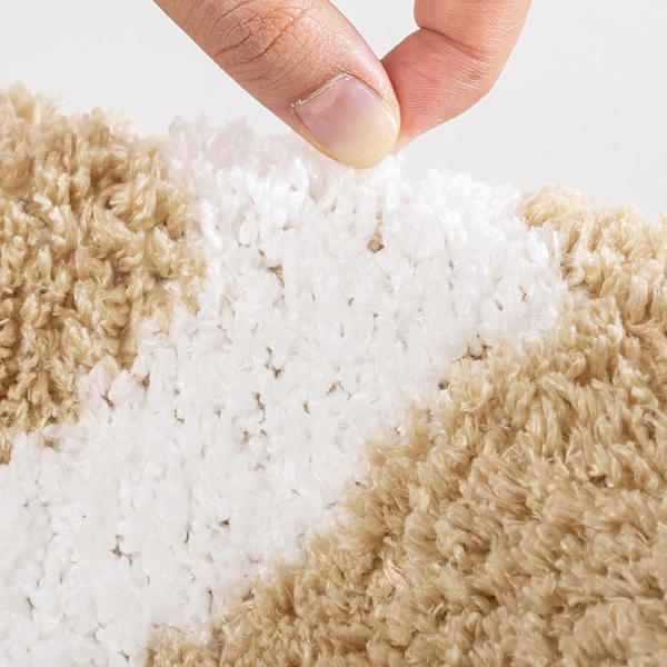 Bademåtte Indgangsmåtte Brusebadsmåtte Skridsikker Absorberende Blødt Tæppe Mikrofiber Tæppe til Toilet Badekar Udgang Køkken Stue Soveværelse