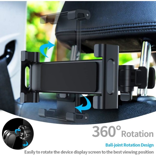 Car Tablet Holder, Universal Car Tablet Holder Car Headrest 360°