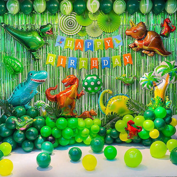 Dinosaur Birthday Party -koristeet, Jurassic Park -teemajuhlat d