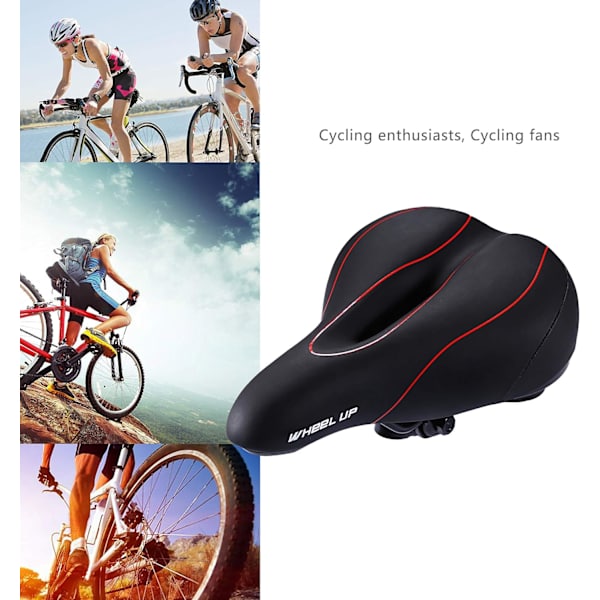 Ergonomisk og elastisk cykelsadel Åndbar cykelsæde med