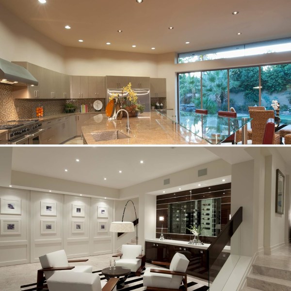Sats med 3 speciella dimbara badrumsstrålkastare, vatten- och stänksäkra, ultratunn 6W LED-modul, varmvit LED-downlight, ultratunt runt hål