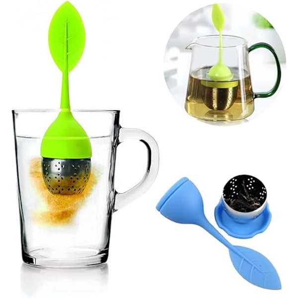 4 stk. teinfuser, tebladinfuser, diffuserfilter, teblad sha