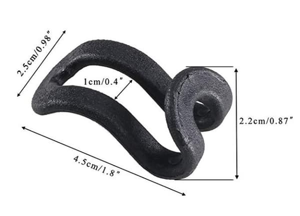 Ripustin koukut [30 kpl] Tilaa säästävä minikoukku 4,5*2,5 cm, Wate